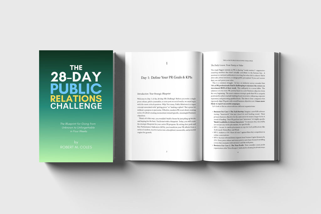 The 28-Day Public Relations Challenge