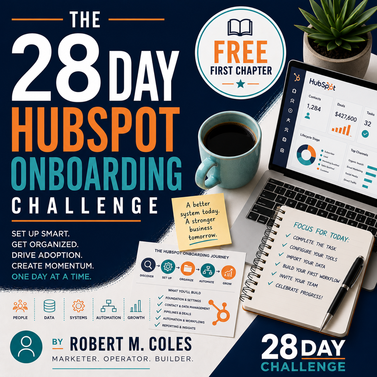 FREE SAMPLE - The 28 Day HubSpot Onboarding Challenge - First Chapter