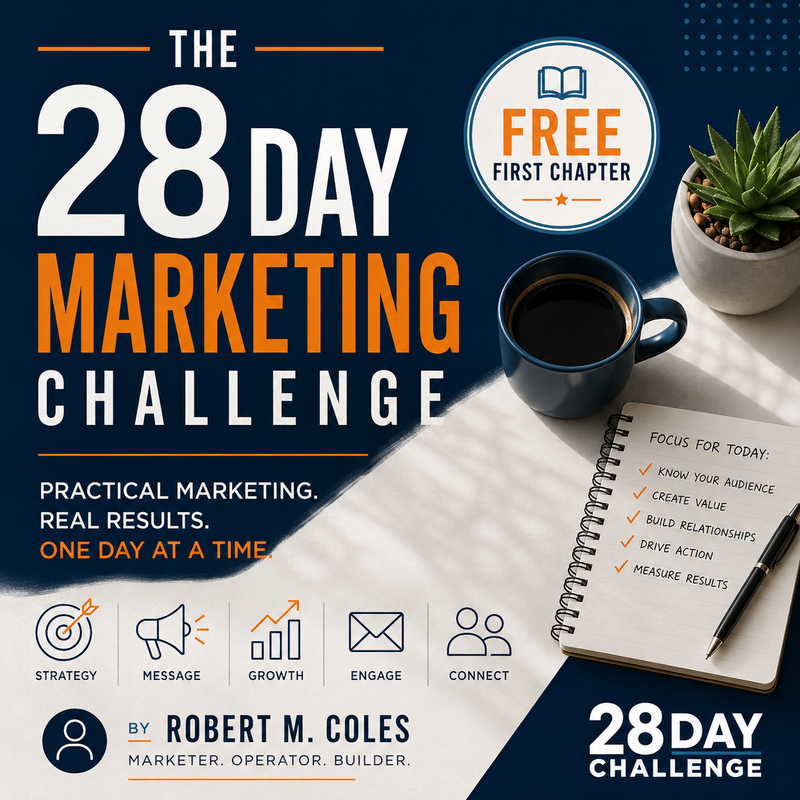 FREE SAMPLE - The 28 Day Marketing Challenge - First Chapter