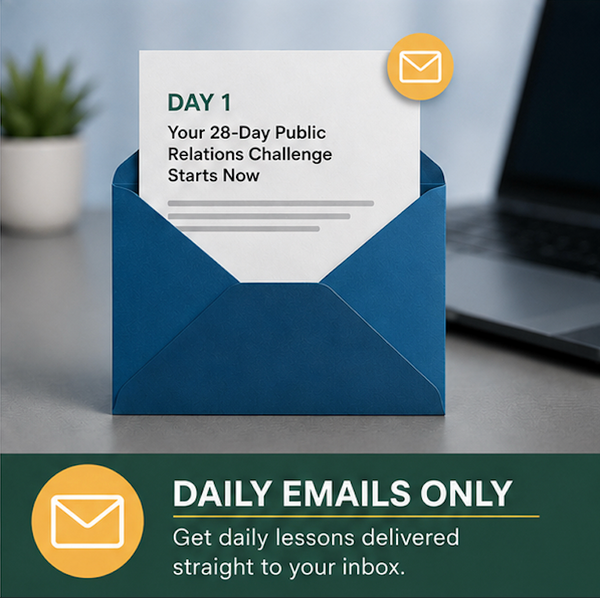 The 28-Day Public Relations Challenge