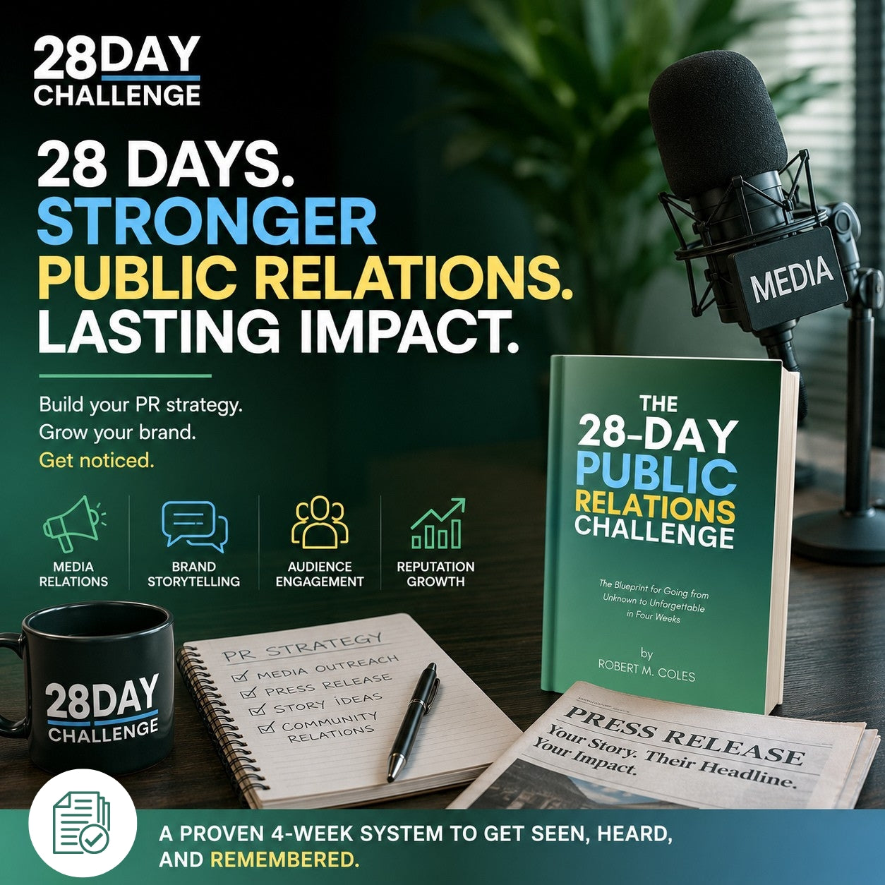 The 28-Day Public Relations Challenge