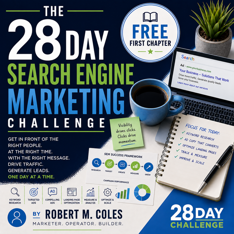 FREE SAMPLE - The 28 Day Search Engine Marketing Challenge - First Chapter