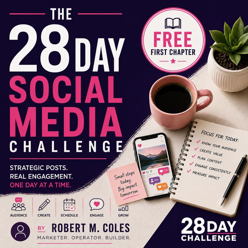 FREE SAMPLE - The 28 Day Social Media Challenge - First Chapter